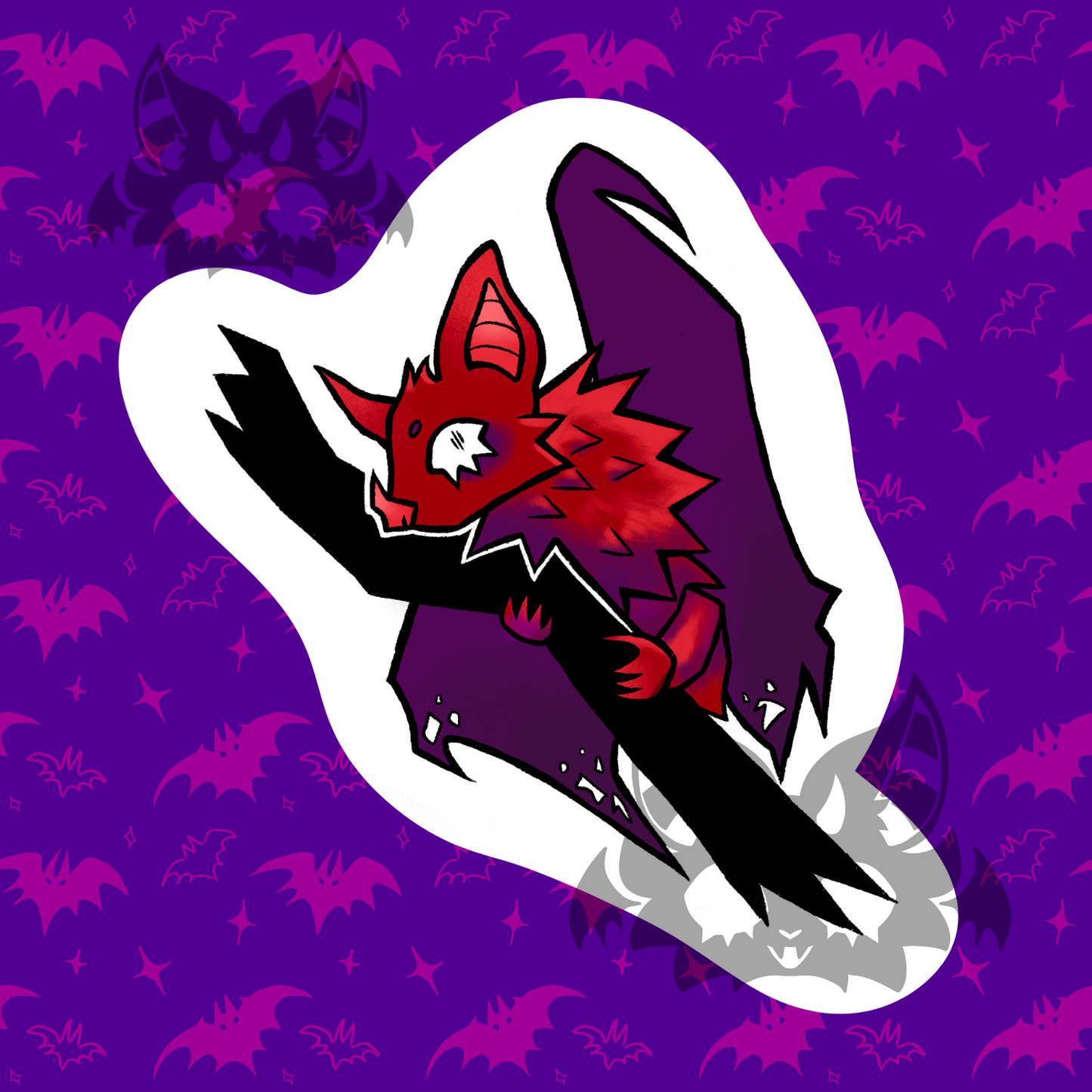 Branch Bat Sticker